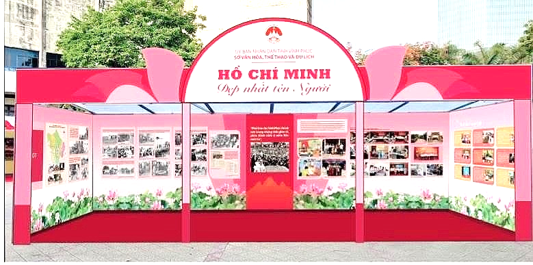 VĨNH PHÚC THAM GIA TRIỂN LÃM “HỒ CHÍ MINH ĐẸP NHẤT TÊN NGƯỜI” TẠI NGHỆ AN